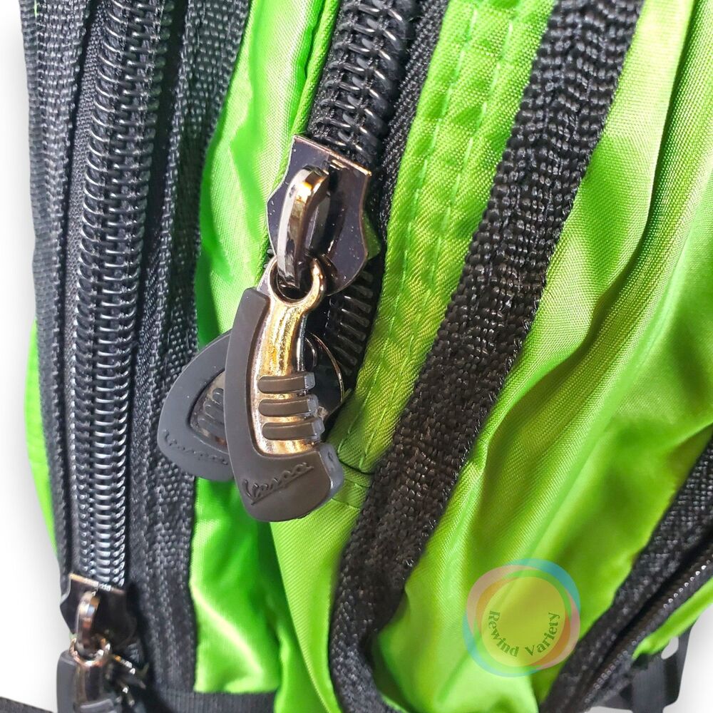 Vespa Small Neon Green Nylon Mini Backpack - Picture 6 of 16